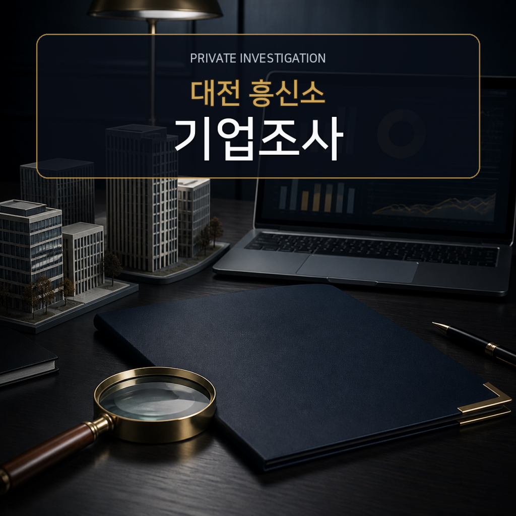 대전 기업·거래처 조사 전문 흥신소