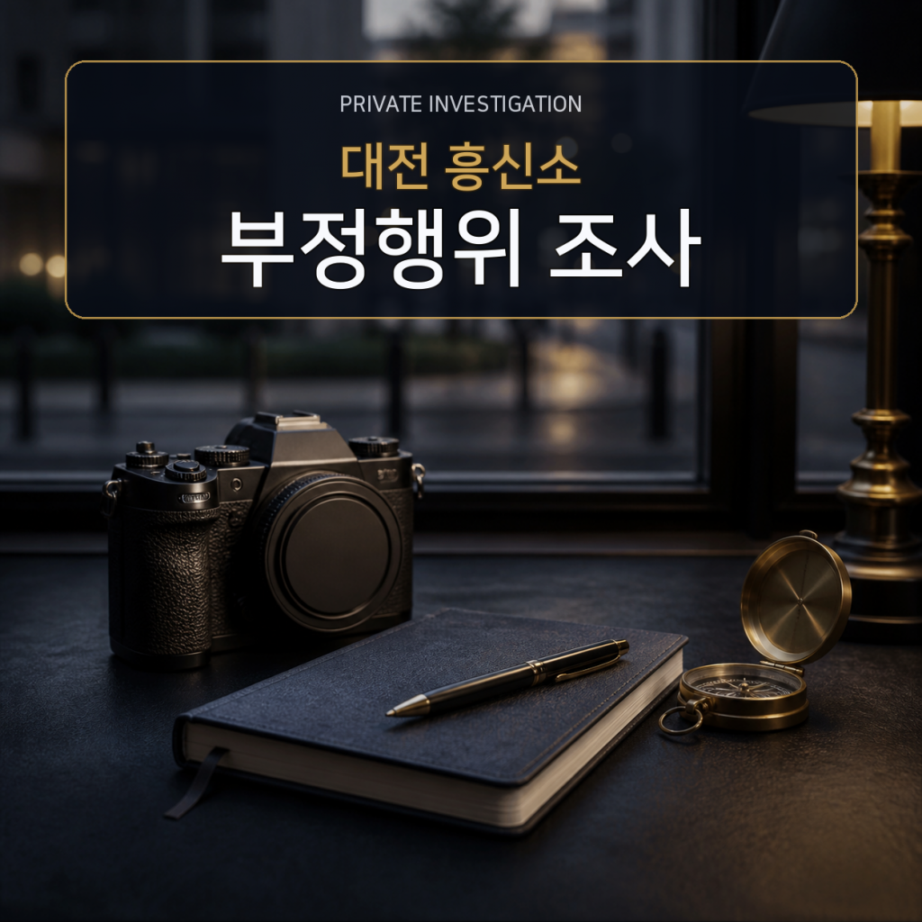 대전 부정행위 사실조사 전문 흥신소