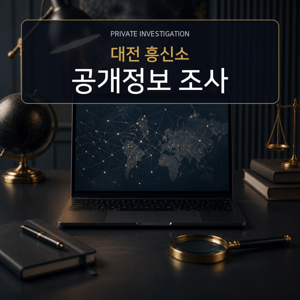 대전 디지털 공개정보 조사 전문 흥신소
